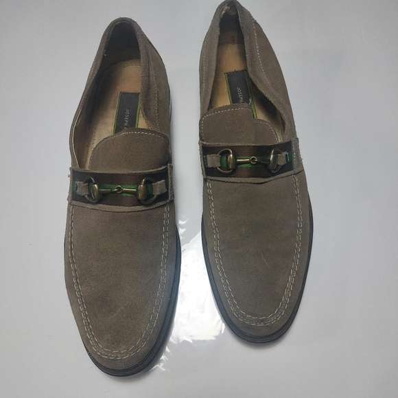 Joseph Abboud Men\'s Leather Suede Slip-on Loafers Size 11M